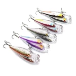 ZANLURE 12.5g 7.5cm Fishing Lure Jerkbait Bass Crankbaits with Tackle Hooks