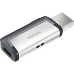 SanDisk Ultra® DualDrive USB pamäť pre smartphone a tablet  strieborná 64 GB USB 3.2 Gen 1 (USB 3.0), USB-C™