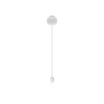 Lámpabúra függeszték Cannonball white Ø 12cm L 2,5 m - UMAGE
