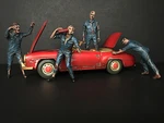 Zombie Mechanics 4 Piece Figurine Set "Got Zombies" for 1/18 Scale Models by American Diorama