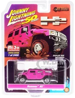 Hummer H2 Pink "Off-Road" "Johnny Lightning 50th Anniversary" Limited Edition to 2400 pieces Worldwide 1/64 Diecast Model Car by Johnny Lightning