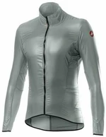 Castelli Aria Shell Jacket Silver Gray S Bunda