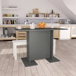 Dining Table Grey 43.3"x23.6"x29.5" Chipboard