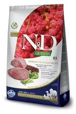 N&amp;D Quinoa Dog Weight Management Lamb/Broccoli Grain-free - 2,5kg