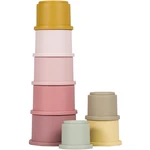 Little Dutch Stacking Cups stohovací kelímky Pink 8 ks