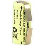 Speciální akumulátor XCell X1/2AAAH-350-LFU, 1/2 AAA, pájecí špička ve tvaru U, Ni-MH, 1.2 V, 350 mAh