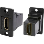 HDMI adaptér Cliff CP30600GX zásuvka, vestavná, černá, 1 ks