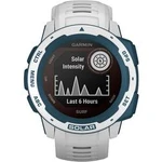 Chytré hodinky Garmin INSTINCT SOLAR SURF, bílá, zelená