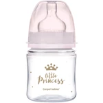 Canpol babies Royal Baby kojenecká láhev 0m+ Pink 120 ml