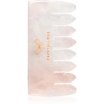 Crystallove Rose Quartz Comb masážní pomůcka na vlasy a tělo