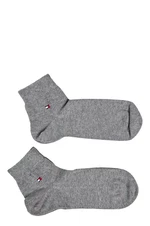Ponožky Tommy Hilfiger 2-pak pánske, šedá farba, 342025001