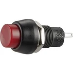 Tlačítkový spínač TRU COMPONENTS TC-R13-84B-05RT, 250 V/AC, 1 A, červená, 1 ks