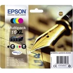 Epson Ink T1636, 16XL originál kombinované balení černá, azurová, purppurová, žlutá C13T16364012