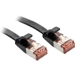 Síťový kabel RJ45 LINDY 47574, CAT 6, U/UTP, 5.00 m, černá