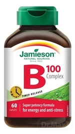 JAMIESON B-KOMPLEX 100 mg S POSTUPNÝM UVOĽŇOVANÍM