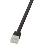 LogiLink CF2033U RJ45 sieťové káble, prepojovacie káble CAT 6 U/UTP 1.00 m čierna veľmi flexibilné 1 ks