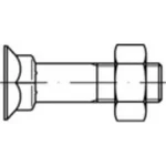 Skrutky so štvorhranom TOOLCRAFT 111802 M16 DIN 608 50 mm oceľ 50 ks