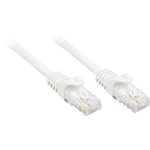 LINDY 48200 RJ45 sieťové káble, prepojovacie káble CAT 6 U/UTP 30.00 cm biela s ochranou 1 ks