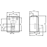 Siemens polovodičové relé  3RF20501AA22 50 A Spínacie napätie (max.): 230 V/AC  1 ks