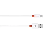 Skross Apple iPad / iPhone / iPod prepojovací kábel [1x USB  - 1x dokovacia zástrčka Apple Lightning] 2.00 m biela