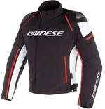 Dainese Racing 3 D-Dry Black/White/Fluo Red 54 Kurtka tekstylna