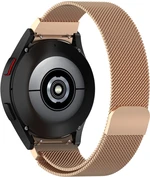 4wrist Milánský tah s magnetickým zapínáním pro Samsung Galaxy Watch 6/5/4 - Rose Gold