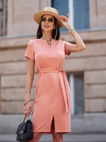 Peach dress Cocomore amgSK340.peach