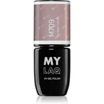 MYLAQ UV Gel Polish gelový lak na nehty odstín My Ruby Cocoa 5 ml