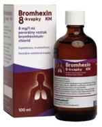 Bromhexin 8-Kvapky KM sol por 100 ml