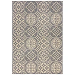 Kusový koberec Florence Alfresco Tile Grey-160x160 (průměr) kruh