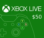 XBOX Live $50 Prepaid Card AE