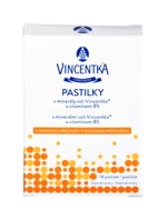 VINCENTKA Pastilky ovocné 18 ks