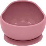 Petite&Mars Take&Match Silicone Bowl miska s prísavkou Dusty Rose 6 m+ 360 ml