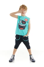 Denokids Ahoy Boys T-shirt Capri Shorts Set