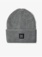 SAM73 Grey unisex ribbed winter hat SAM 73 Dublin - Men's