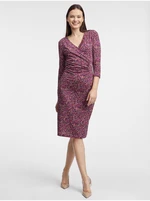 Orsay Purple Women Patterned Sheath Dress - Women