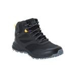 Jack Wolfskin Woodland Texapore Mid K EU 35, black/burly yellow Dětské turistické boty