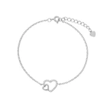 AGAIN Jewelry Něžný stříbrný náramek Infinity Love AJNR0022