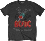 AC/DC T-Shirt Fly On The Wall Tour Charcoal Grey S