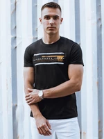 Men's Black T-Shirt Dstreet