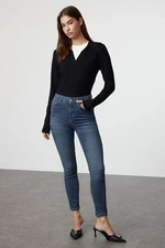 Trendyol Blue High Waist Skinny Jeans