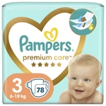 Pampers Premium Care plienky veľ. 3, 6-10 kg, 78 ks