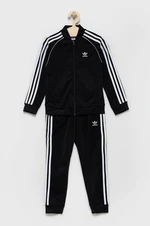 Dětská tepláková souprava adidas Originals H25260 černá barva