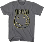 Nirvana Camiseta de manga corta Inverse Smiley Charcoal L
