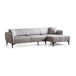 Jasnoszara sofa narożna Belissimo, narożnik prawy – Balcab Home