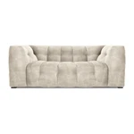 Beżowa aksamitna sofa Windsor & Co Sofas Vesta, 208 cm