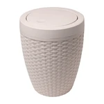 Kremowy kosz łazienkowy Addis Rattan Bath Bin Calico, 5 l