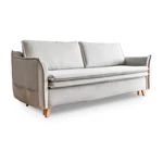 Kremowa rozkładana sofa 225 cm Charming Charlie – Miuform