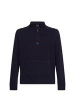 Tommy Hilfiger Sweatshirt - RECYCLED COTTON MOCK NECK dark blue