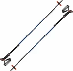 Leki Sherpa FX Carbon Midnight Blue/Darkblue/Bright Red 110 - 130 cm Bastones de trekking